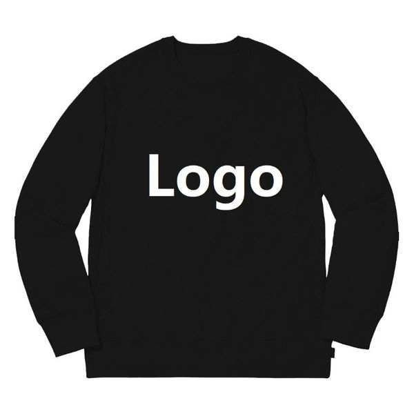 

men's hoodies & sweatshirts 221 anime sweatshirt men women 100% cotton harajuku custom logo streetwear fleece warm pullover hoodie drop, Black