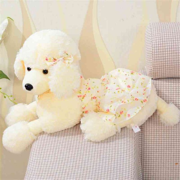 

cute simulation poodle plush toy doll dog pillow puppy scenic spot gift