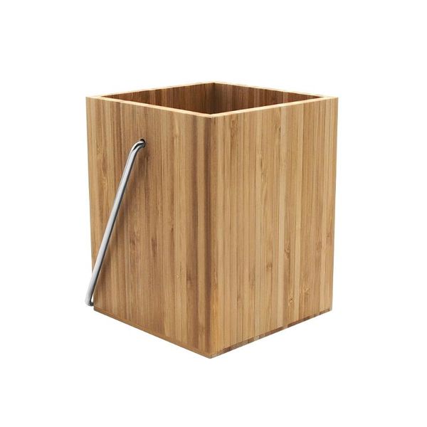

hanging baskets kitchen gadgets container for home organizer multifunctional tank bamboo canister square shape storage case convenient house