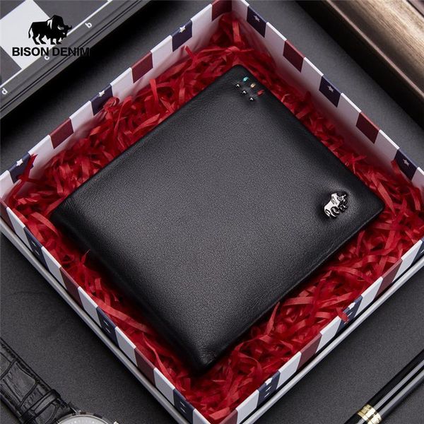 

business casual wallet men soft genuine cow leather purses brand short card holder wallets zipper coin purse n4411, Red;black