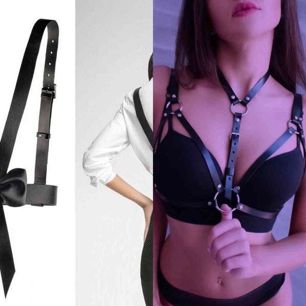 Bondage Frauen Sexy Strumpfband Korsett Ledergeschirr Erwachsene Hosenträger Gothic Unterwäsche BDSM Fetisch Sex Möbel Keuschheit Ddlg 1123