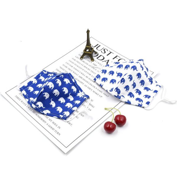 

cartoon dustproof printed cotton adjustable washable filter mask