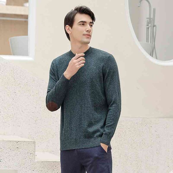 

winter new sweater thickened warm round neck thermal underwear men's cashmere top, Black;white