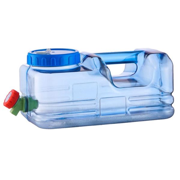 

hydration packs 5.5l/10l capacity outdoor water bucket portable cube tank container with faucet for camping picnic hiking