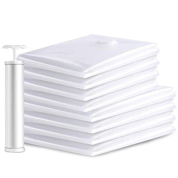 

storage bags vacuum bags, space saver with 8-pack (4x large & 4x middle) for waterproof proof,