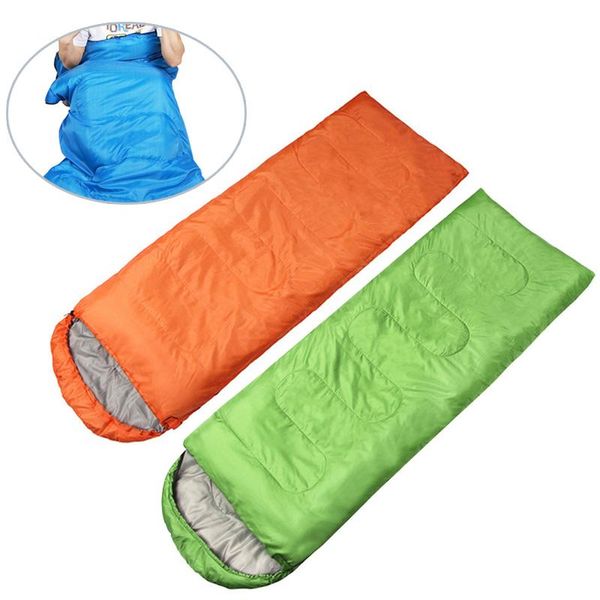 

envelope camping sleeping bag outdoor ultra-light portable travel hiking with cap waterproof suit case bags