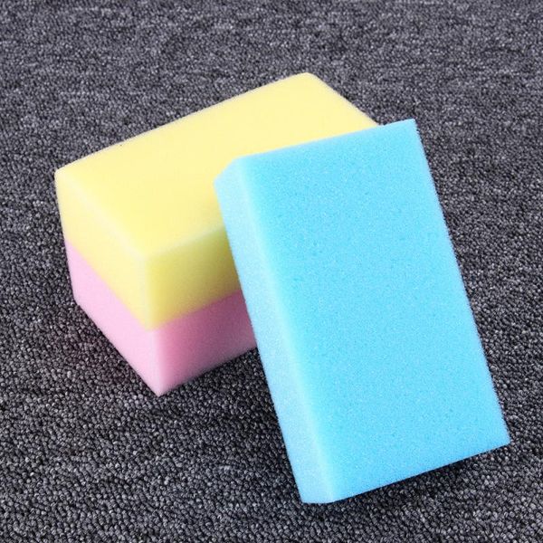 

car sponge 6 pcs salon sponges large cleaning spong piece for hair cutting daily small gadget supplies (pink, blue, yellow style)