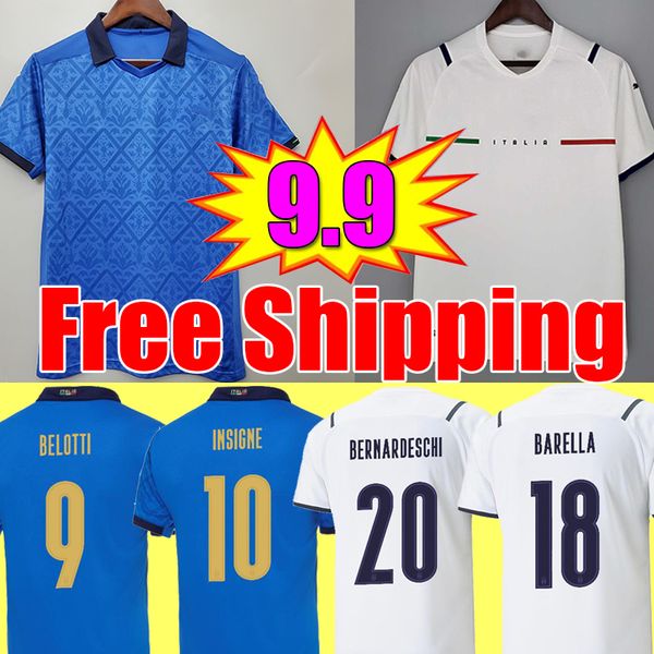 

Thailand 2021 SENSI BARELLA italy soccer jersey INSIGNE BERNARDESCHI football shirts CHIELLINI BONUCCI BELOTTI JORGINHO men and kids kits sets, Men away
