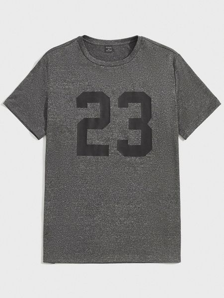 

men letter graphic t-shirt m5q8#, White;black