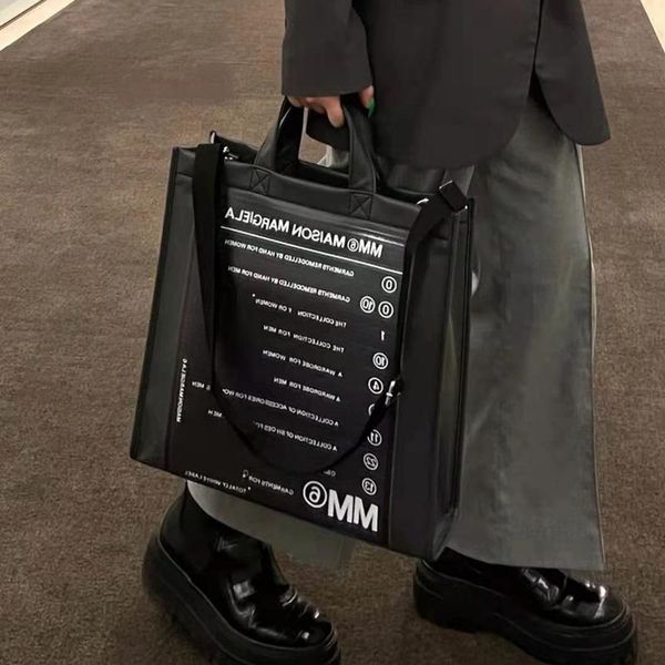 

evening bags gaohe mm6 2021 19fw white pvctote letter women's bag