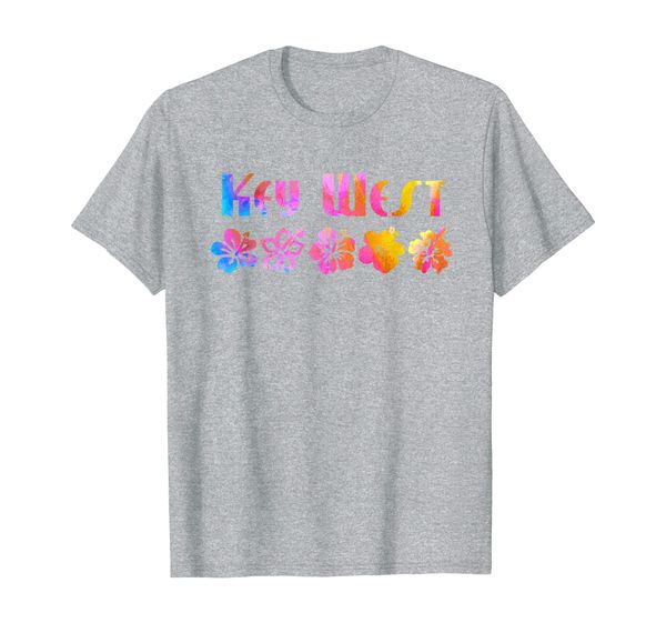 

Key West Beach Tropical Hibiscus Surf Ocean Travel Vacay T-Shirt, Mainly pictures