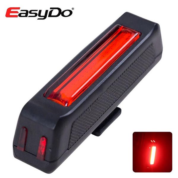 

easydo usb rechargeable bicycle rear light mtb road bike saddle led waterproof cycling night warning taillight lights