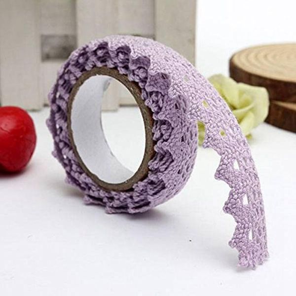 

decorative flowers & wreaths 1x decoration band christmas ribbon lace wedding gift on 1.8 * 170cm purple