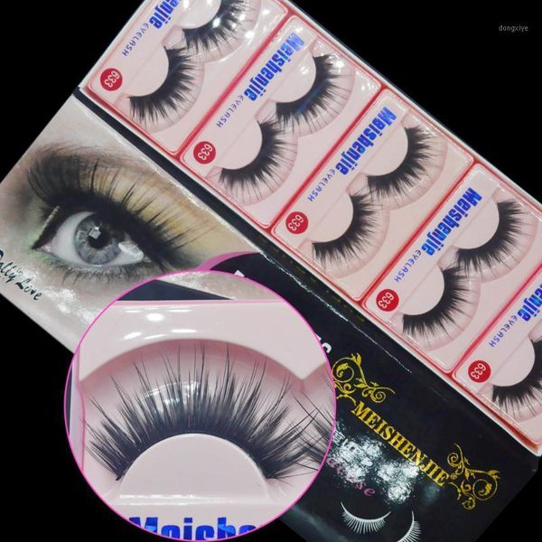 

1pair lashes natural false eyelashes makeup 3d mink eyelash extension make up real siberian strip eyelashes1