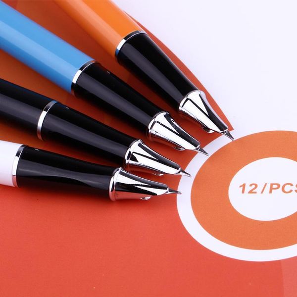 

fashion metal financial dedicated fountain pen with 0.38mm extra fine nib inking pens for writing original case