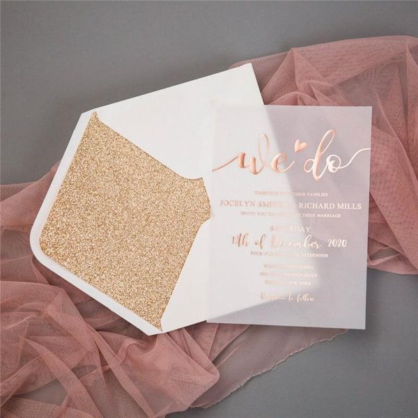 

10pcinvitation card pearl paper color envelope with dusting liner stamping content printing pattern gift wrap