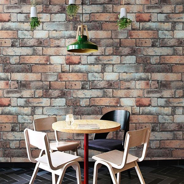 

wallpapers tapety vintage brick wall papers home decor personalized 3d papel mural grey brown wallpaper for walls positano