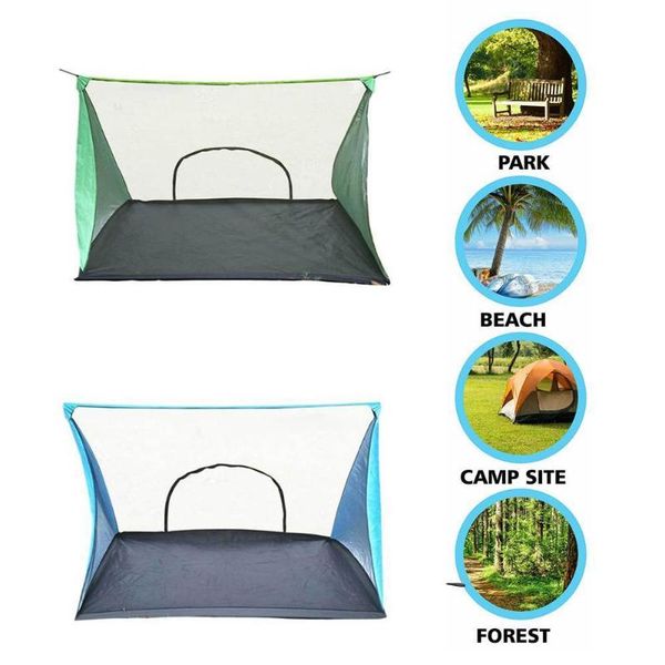 

tents and shelters 210*120*130cm ultralight outdoor camping tent summer mesh vent hiking travel camp repellent hanging with storage bags