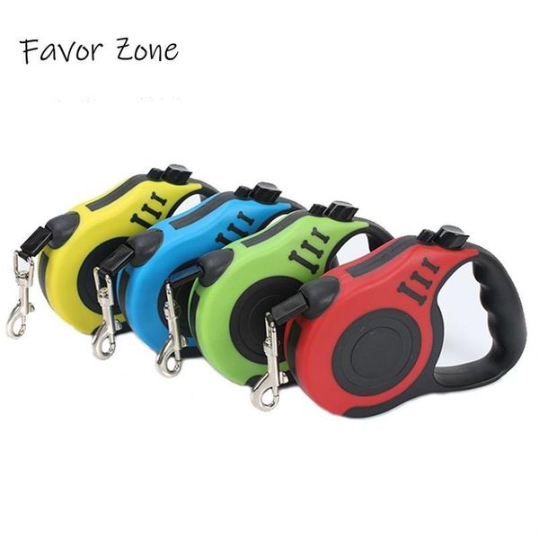 

dog collars & leashes automatic retractable leash running walking puppy lead extending traction rope for small medium large pet product