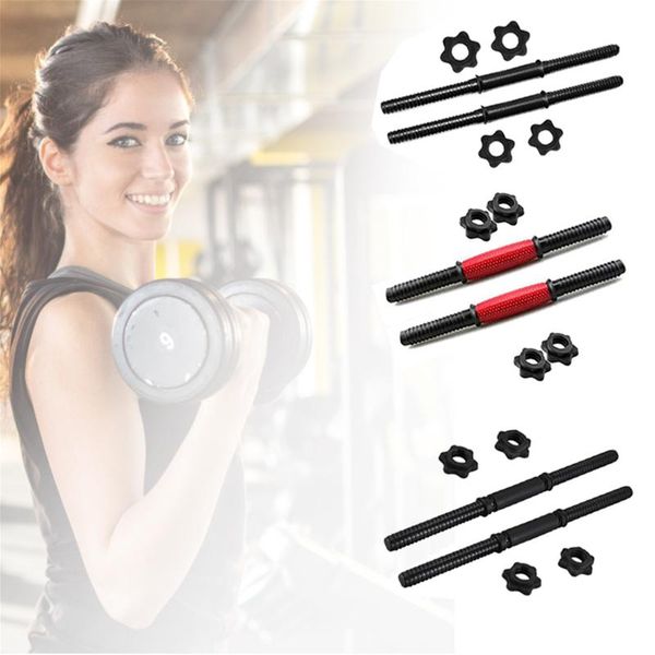 

threaded dumbbell handle set nonslip bar handles with fixed collar for daily workout accessories