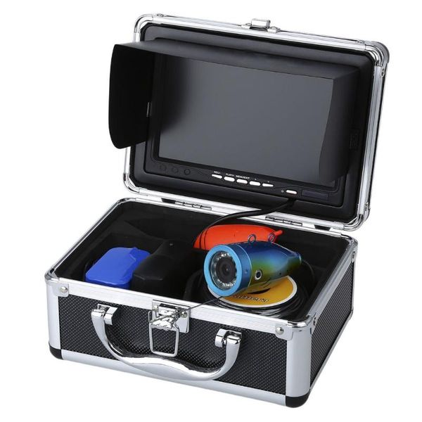 

cameras 15m cable fish finder underwater camera 7'' 1000tvl hd waterproof fishing with 12pcs led lights