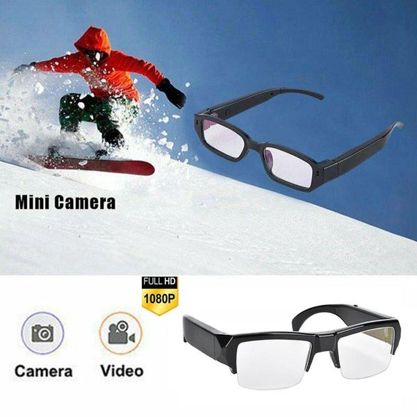 

outdoor 1080p hd camera sport mini cameras black glasses eyeglasses dvr video recorder