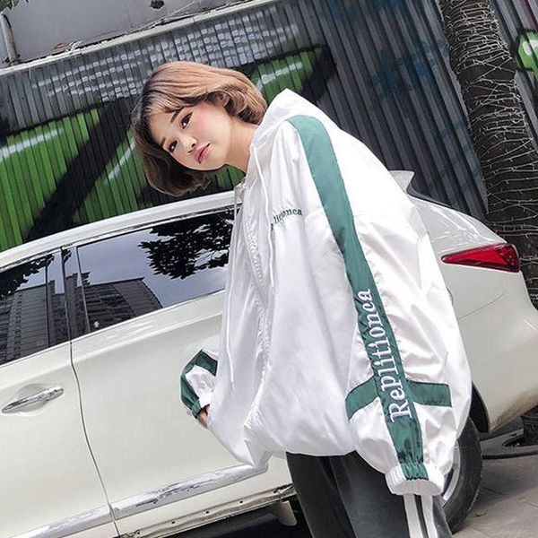 

women's jackets women 2021 basic jacket fashion thin girl windbreaker outwear bomber female baseball men coat, Black;brown
