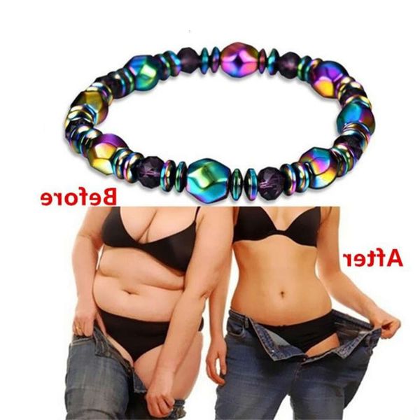 

hand catenary color black acupoint massage ic moxibustion magnet bracelet health care jewelry, Golden;silver