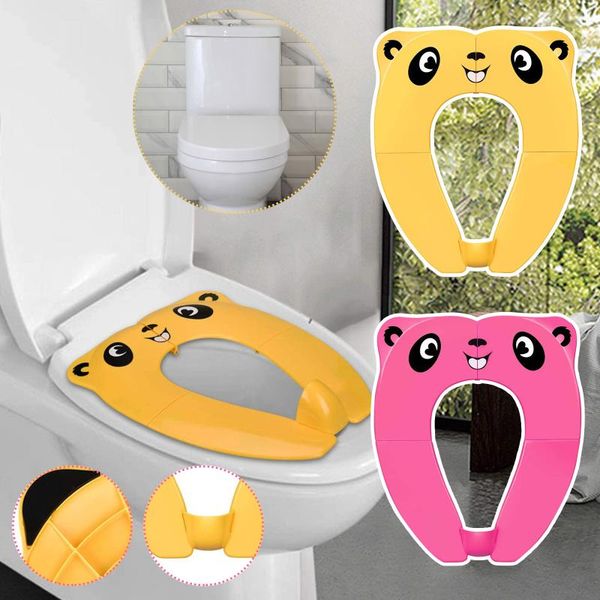 

toilet seat covers travel portable potty for kids non-slip foldable cover mat infant pads training