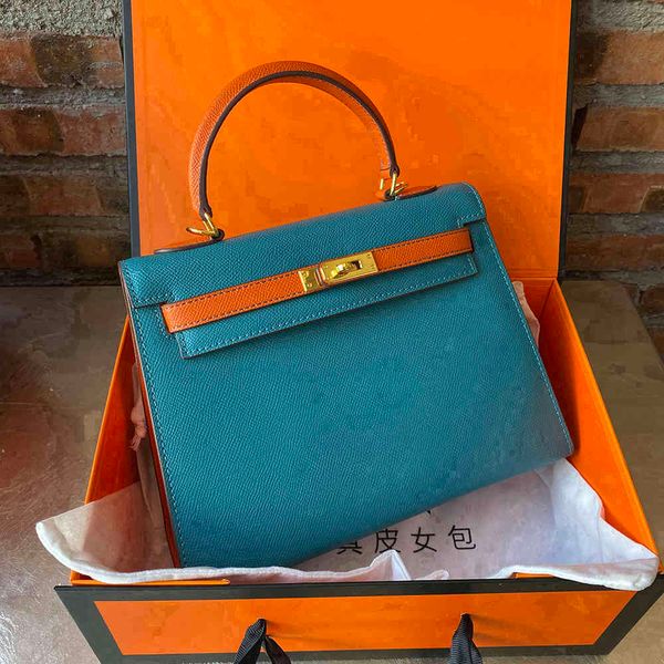 

luxurys designer handbags definition hand high print second generation kellys bag 2021 leather contrast portable shoulder bag bb