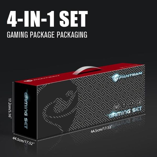 

keyboard mouse combos 4-in-1 gaming headset combo 104 keys ergonomic gamer game stereo pad