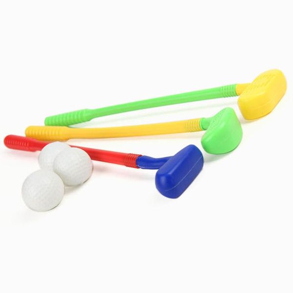 

golf balls kid plastic toy set clubs indoor outdoor leisure sports rw