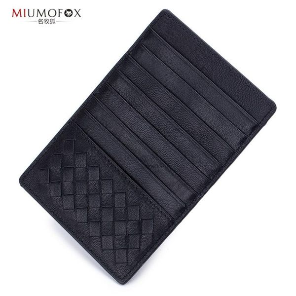 

card holders sheepskin cartao de visita id business holder badge men women case cover coin wallet box w244, Brown;gray