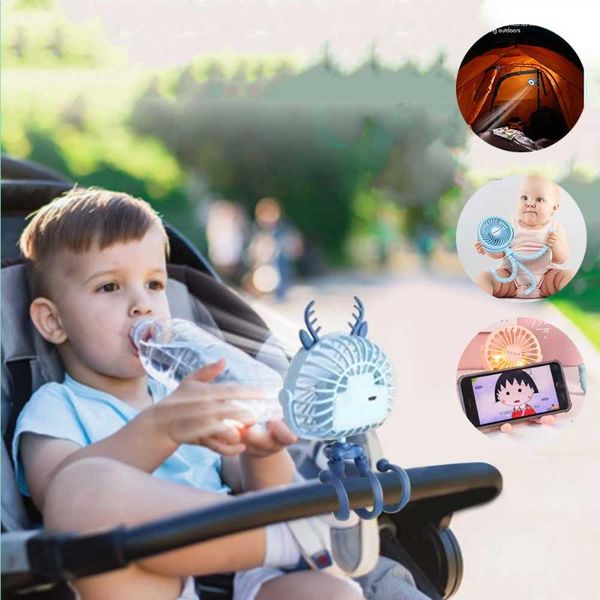 

stroller parts & accessories multifunction fan personal portable desk handheld baby bed car seat usb rechargeable mini