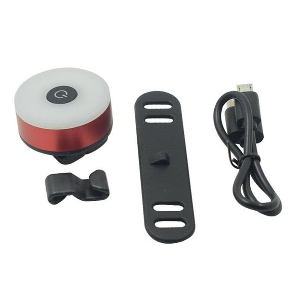 

mini bicycle tail light bike rear usb rechargeable safety warning lights cycling
