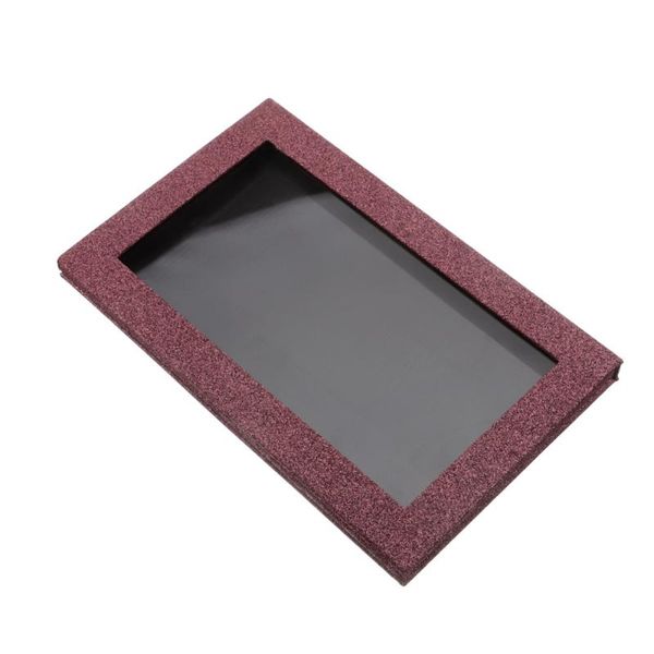 

eyelash curler empty magnetic eyeshadow storage case paper organizer (claret)