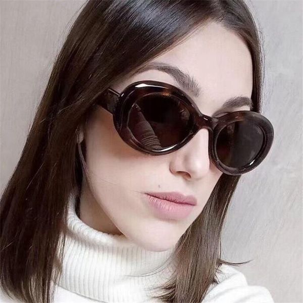 

sunglasses 2021 oval plastic women ladies frame vintage leopard print sun glasses female sunshades gafas de sol eyewear, White;black