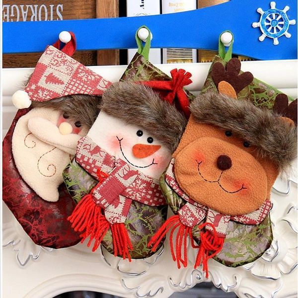 

christmas decorations trumpet stocking gift bag tree pendant children candy party