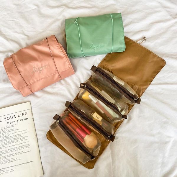 

w&g simple multi-purpose cosmetic bag portable detachable travel toiletry large capacity storage bags