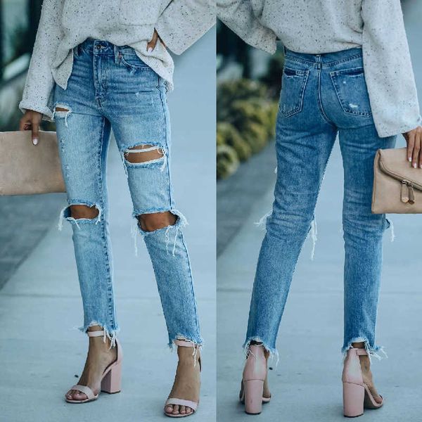 

summer street 2021 trendsetter's straight pants, Blue