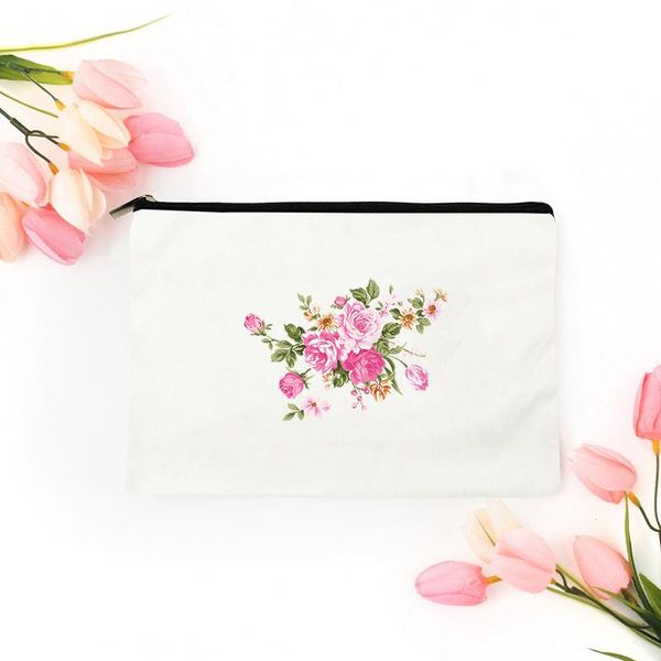 

cosmetic bags & cases flower bag for makeup kawaii mini pouch women woman women's travel storage handbags organizer