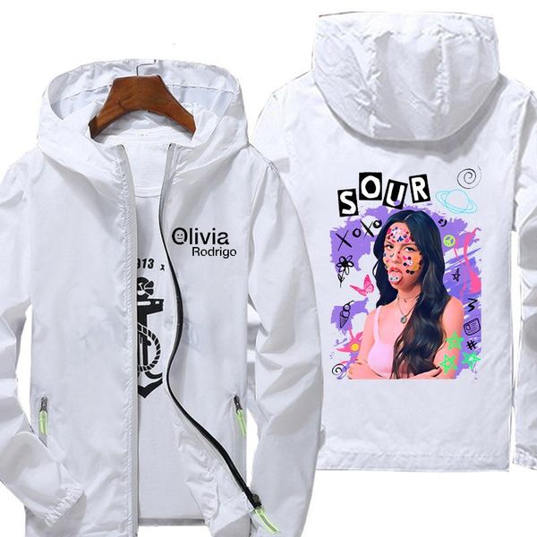 

men's jackets olivia rodrigo music cover ultra-thin camp outdoor fishing quick-drying waterproof sunscreen breathable hooded windbreak, Black;brown