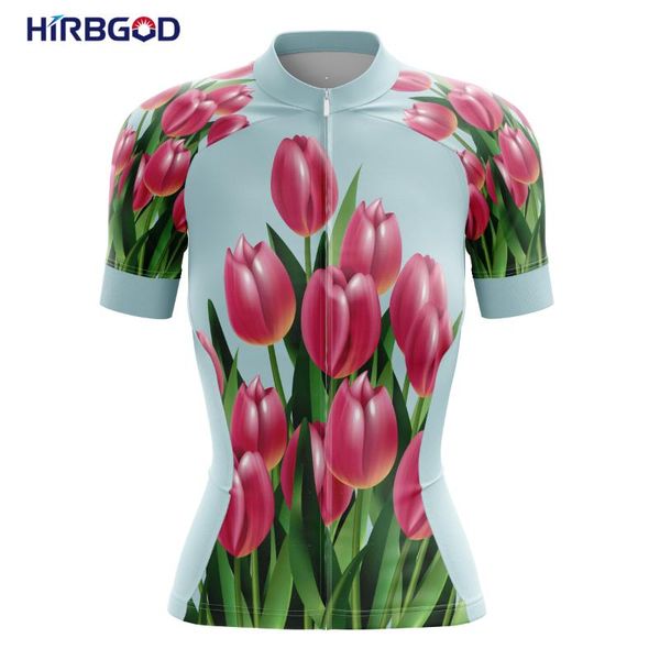 

gym clothing 2021 red tulip cycling jersey mature women outdoor mtb bike shirt quick dry bicycle clothing,tyz723-01, White;black