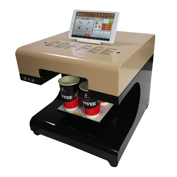 

printers let's selfie latte art coffee printer machine with tablet pc
