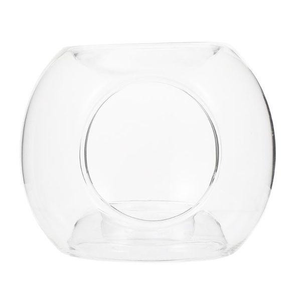 

fragrance lamps 1pc clear glass oil burner essential diffuser candle holder