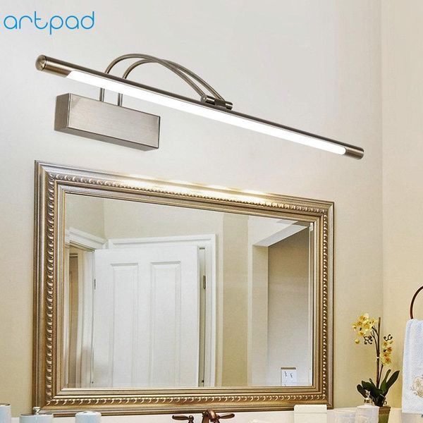 

wall lamps modern makeup mirror lights adjustable led 41/48/61/81cm dimmer bathroom lamp shower make up room dressing fixtures