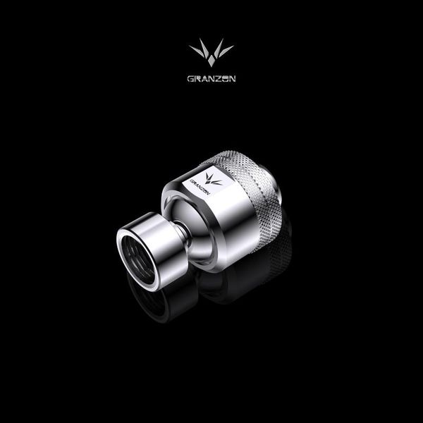 

fans & coolings bykski granzon 360 degree rotary fitting g1/4 y connector pc water cooling system universal black silver joint gd-x