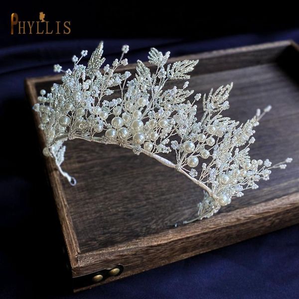 

hair clips & barrettes a361 silver diamond pageant crown wedding headpieces bride headbands rhinestone bridal headwear jewelry luxury women, Golden;silver
