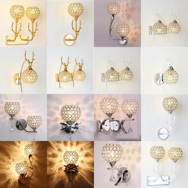 

wall lamps modern lamp crystal hanging pendant ac 85-250v socket