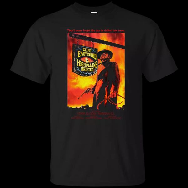 

high plains drifter, clint eastwood, western, the good, the bad, and the ugly, t, White;black